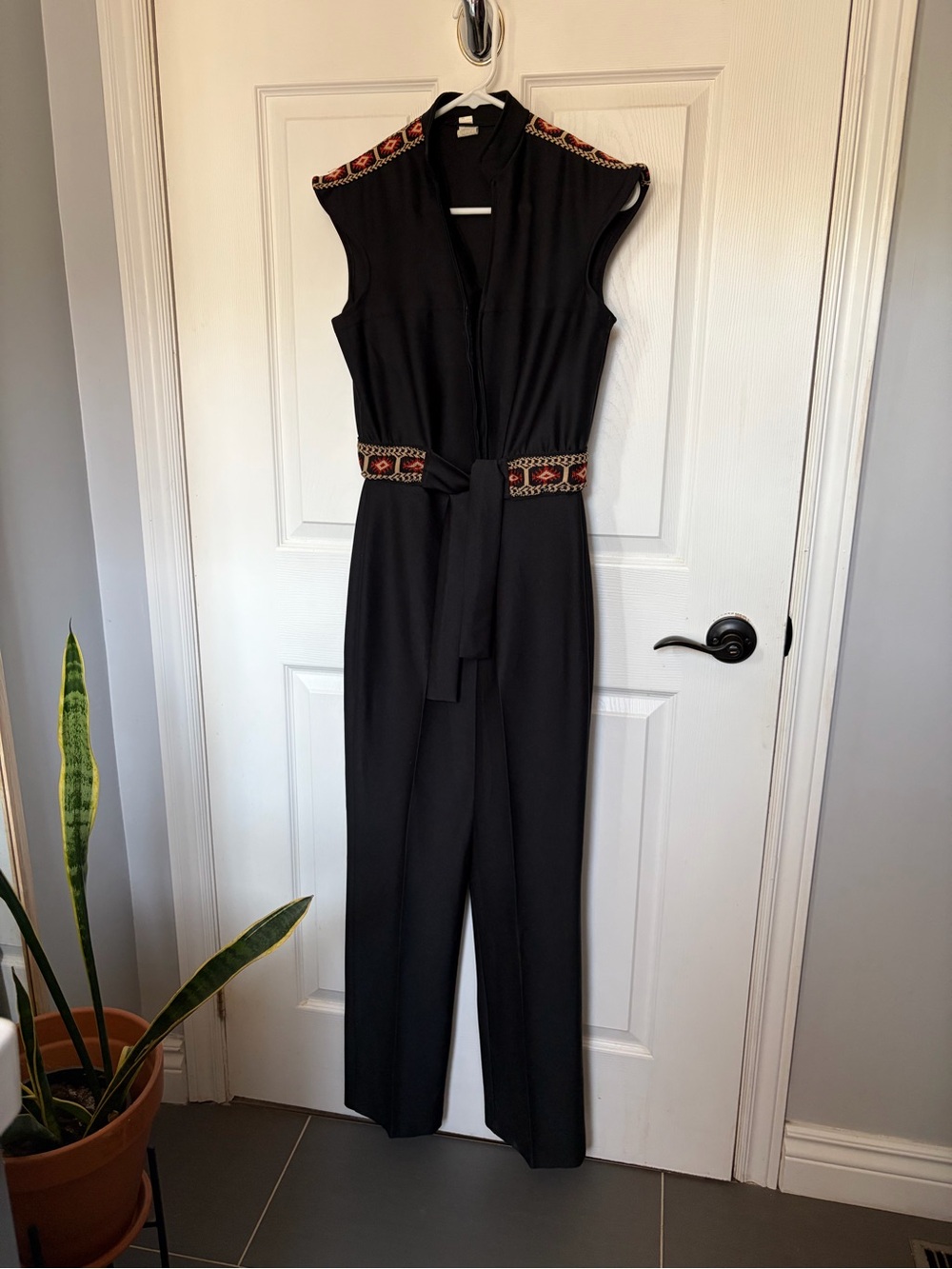 Vintage 1960’s Jumpsuit with embroidery detail
